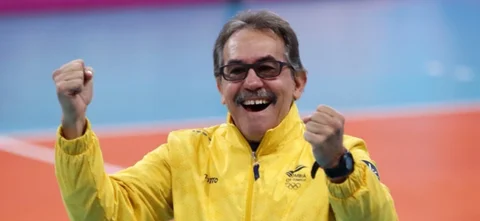 Antonio Rizola, entrenador selección Colombia femenina de Voleibol - Foto: COC