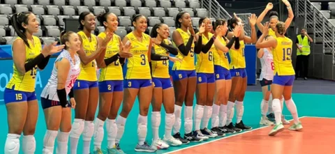 Selección Colombia femenina de voleibol - Foto: COC
