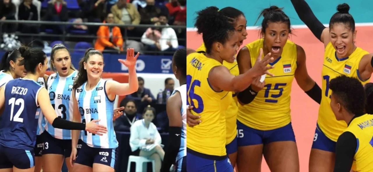Argentina vs. Colombia - Clasificatorio Panamericano - Foto: Voleibol Argentino - COC
