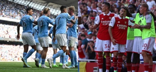 Manchester City y Arsenal vencieron a sus rivales de calendario - Foto: AFP