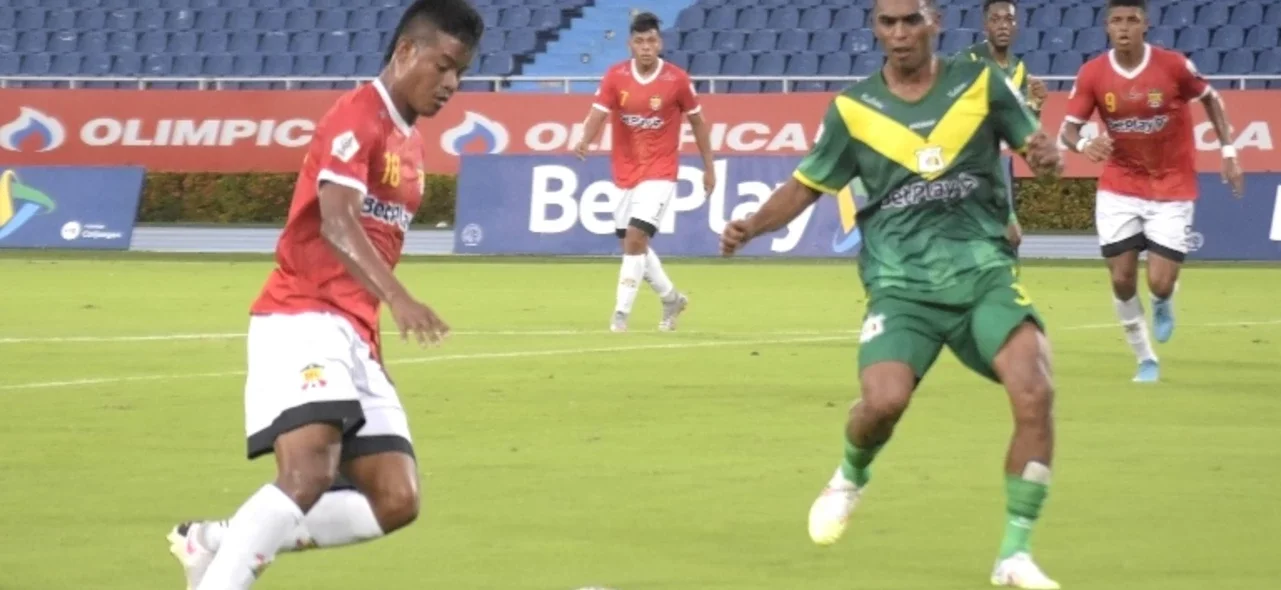 Empate a un gol entre Barranquilla y Quindío -VizzorImage / Jairo Cassiani