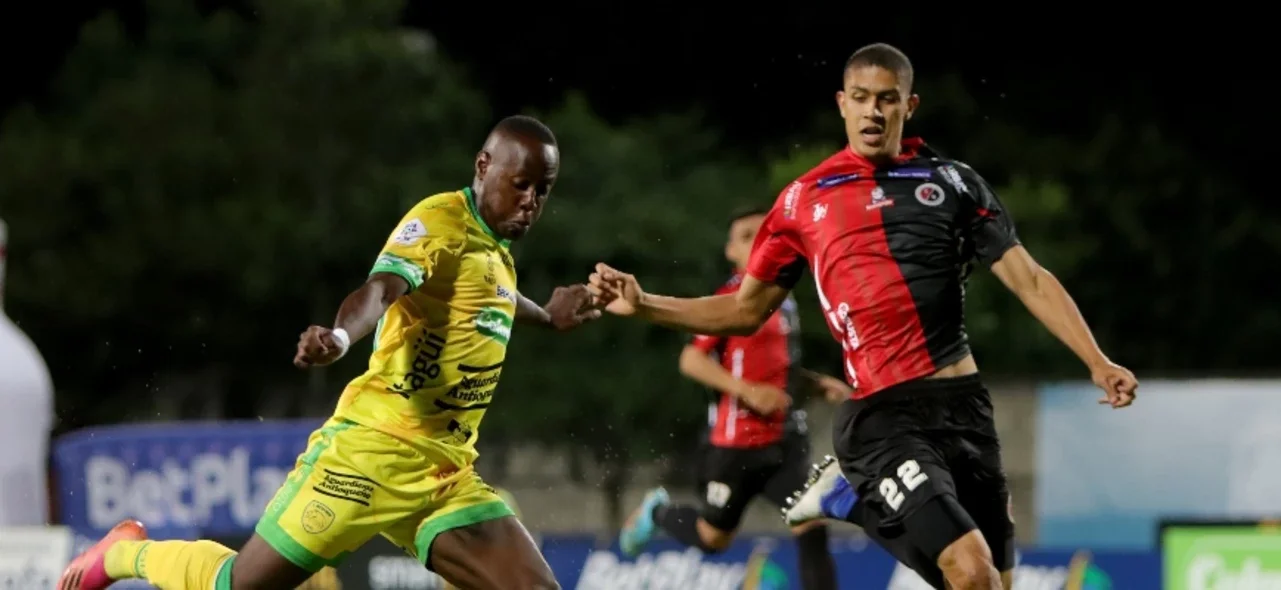 Leones y Cúcuta empataron 1-1. Foto: VizzorImage / Andres Alvarez