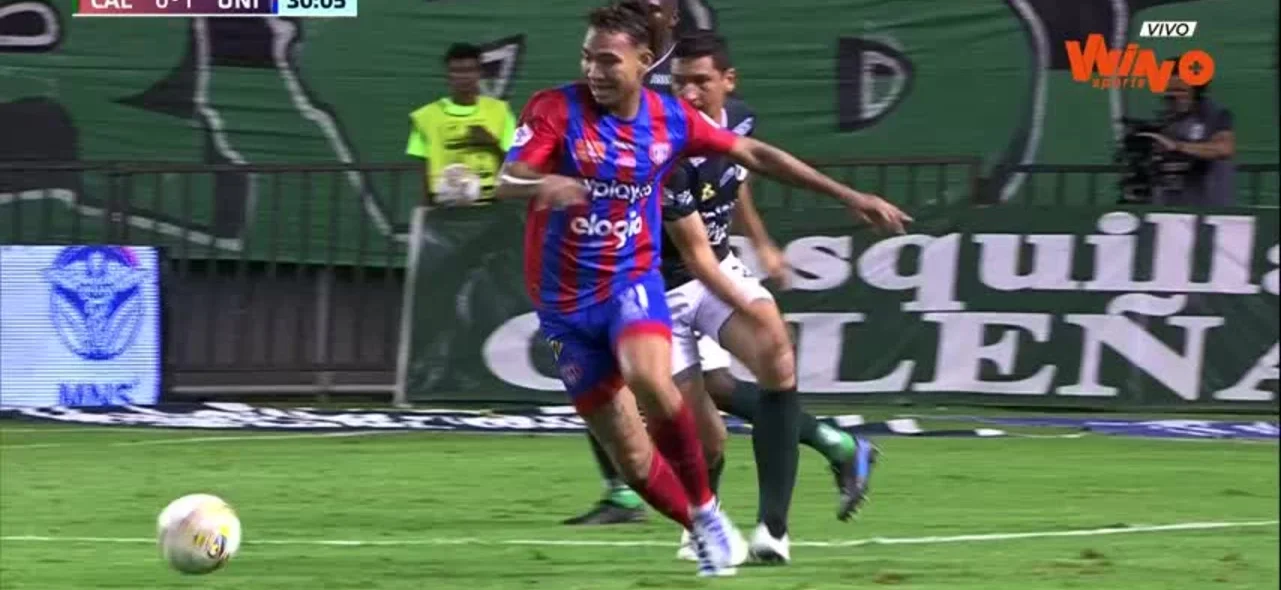 Así fue la expulsión de Teófilo en el partido de Cali vs. Unión Magdalena