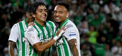 Estos fueron los goles de la victoria de Nacional contra Bucaramanga. / Foto: VizzorImage - Luis Benavides