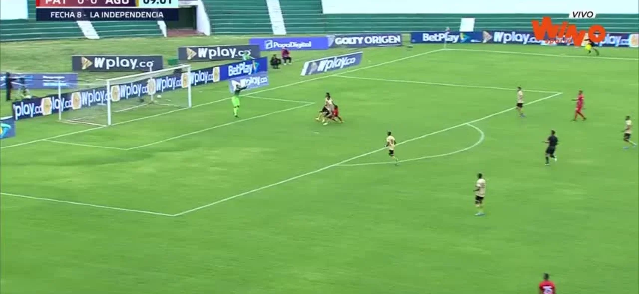 Esta fue la jugada que no terminó en gol para Patriotas