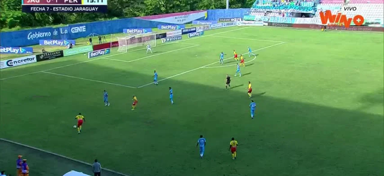 Así fue la jugada de Pereira ante Jaguares.