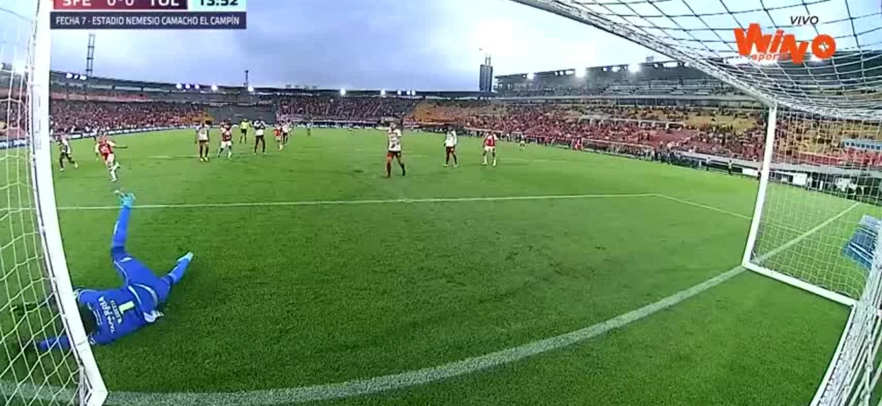 Esta fue la jugada de Santa Fe ante Deportes Tolima