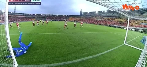 Esta fue la jugada de Santa Fe ante Deportes Tolima