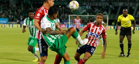 Nacional y Junior empataron 1-1 en el Atanasio -VizzorImage / Donaldo Zuluaga