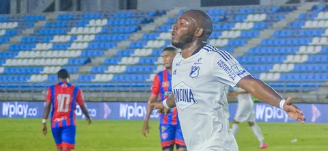 Diego Herazo anotó uno de los goles. Foto: VizzorImage / Gustavo Pacheco