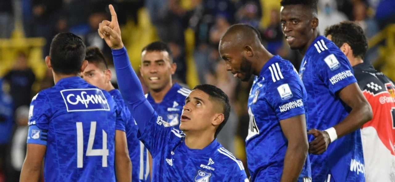 Millonarios es semifinalista de la Copa BetPlay. Foto: VizzorImage / Felipe Caicedo