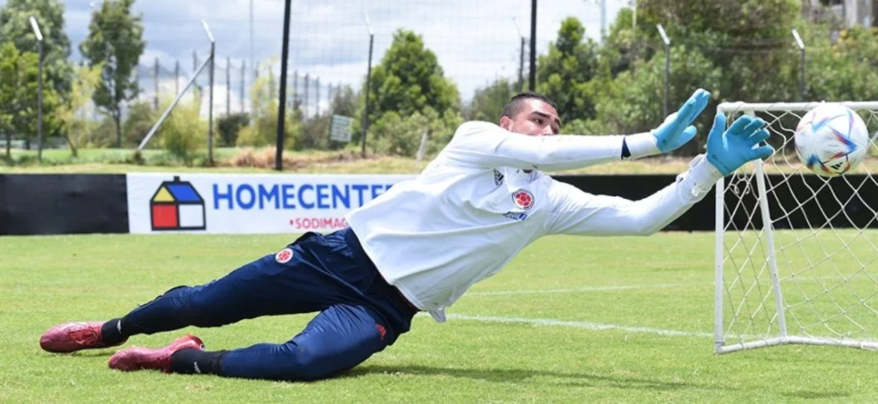 Álvaro Montero entrenó con la selección Colombia / FCF Álvaro Montero entrenó con la selección Colombia / FCF