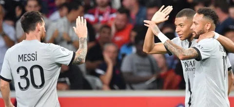 PSG humilló a Lille al derrotarlo 7-1 en su estadio / AFP