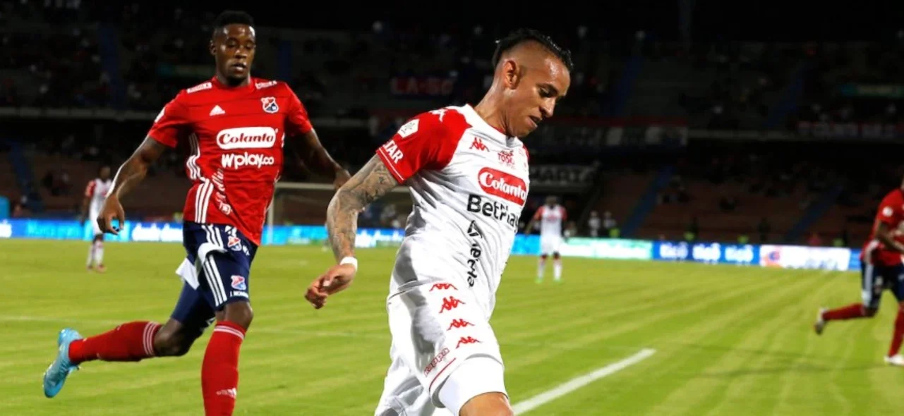 Santa Fe fue superior, pero perdió ante Medellín | Foto: VizzorImage / Donaldo Zuluaga