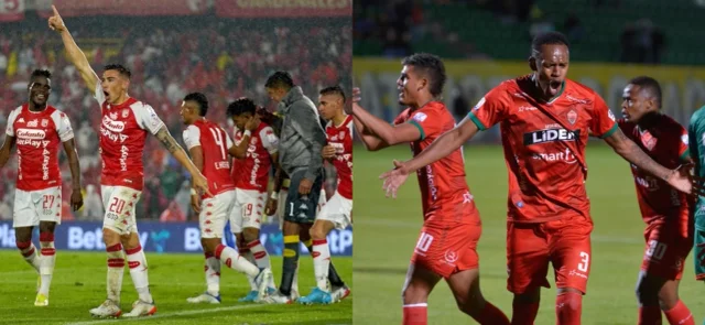 Santa Fe quiere volver a la victoria luego e su derrota contra Medellín. / Foto: Vizzorimage.