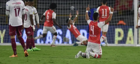 Santa Fe venció a Tolima. Foto: VizzorImage / Luis Ramirez