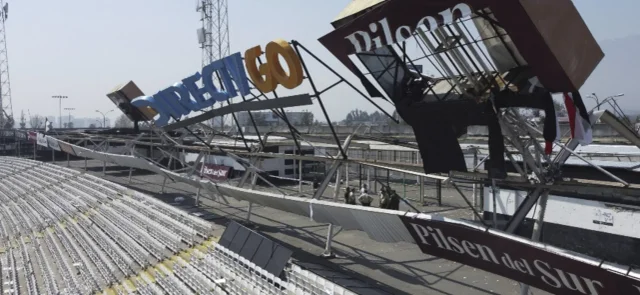 Estadio Monumental de Santiago. Foto: AFP
