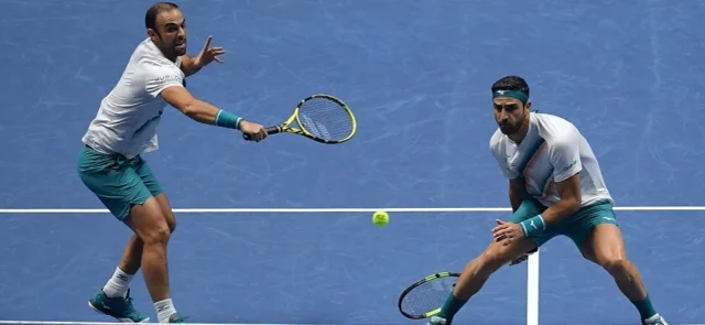 Robert Farah y Sebastián Cabal se estrenaron en el Abierto de Estados Unidos - Foto: AFP