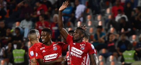 Cambindo fue el mejor jugador de la victoria de Medellín sobre América de Cali. / Foto: VizzorImage - Luis Benavides