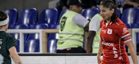 Llamado de Catalina Usme por fútbol en paz en Copa Ídolas. / Foto: América de Cali Femenino.