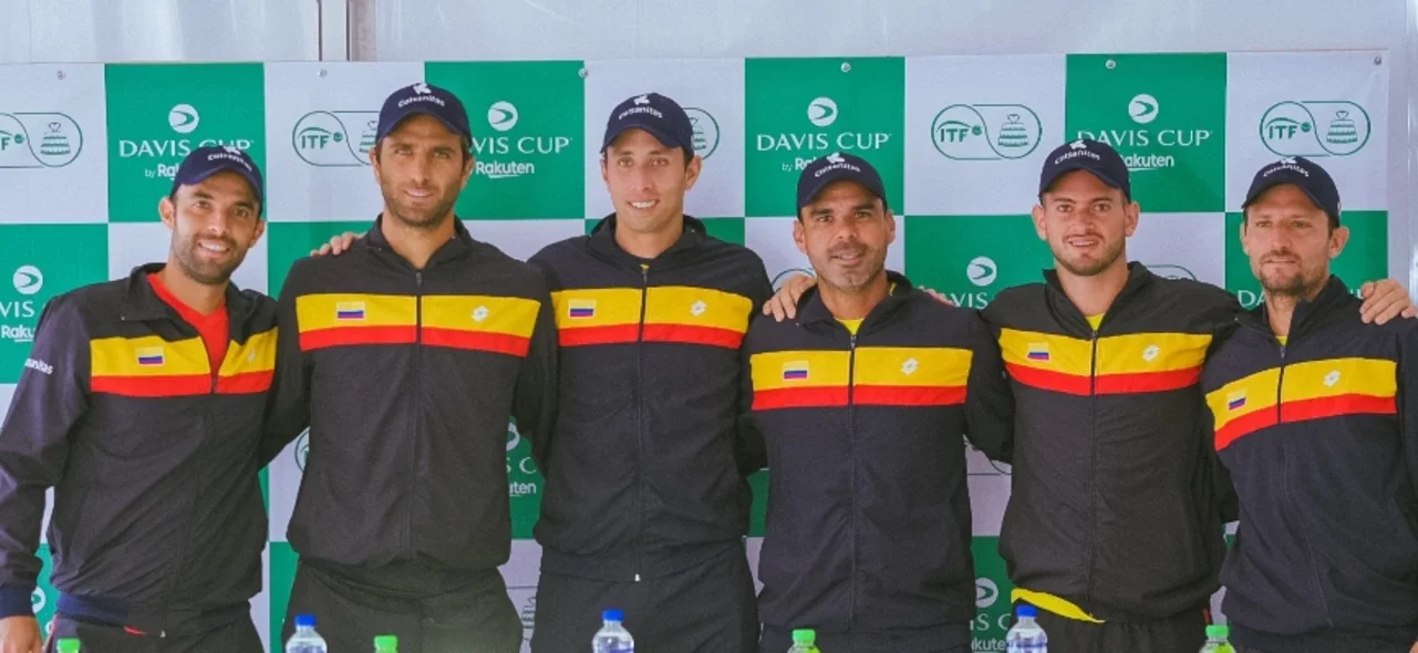 Colombia espera quedarse con la victoria en la serie de la Copa Davis. / Foto: Fedecoltenis.