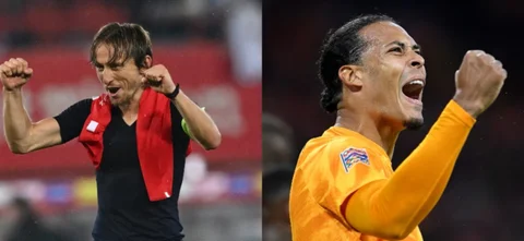 Luka Modric y Virgil Van Dijk. Foto: AFP