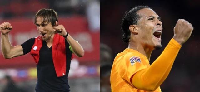 Luka Modric y Virgil Van Dijk. Foto: AFP