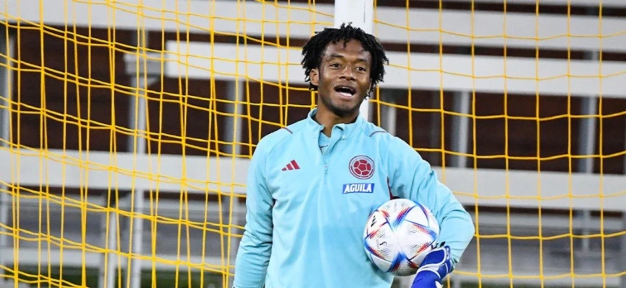 Juan Guillermo Cuadrado. Foto: Twitter/FCF