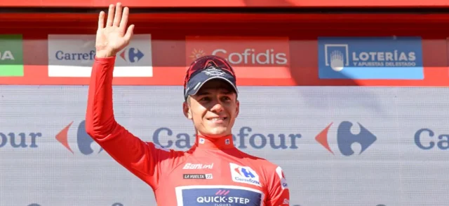 Remco Evenepoel es el virtual ganador de la Vuelta a España / AFP