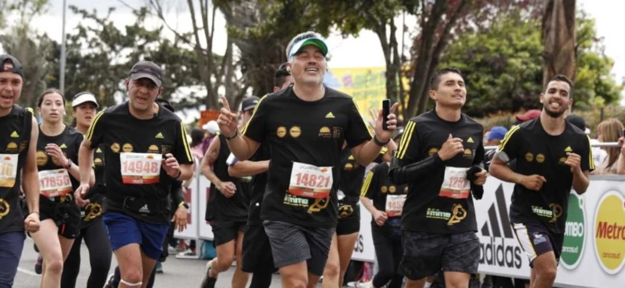 Media Maratón de Bogotá. Foto: Twitter/@acordantioquia
