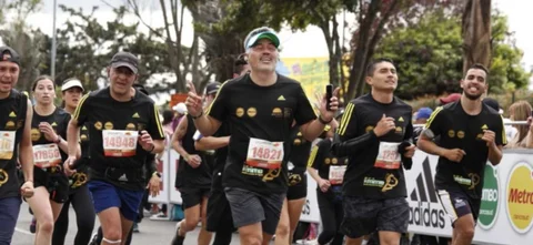 Media Maratón de Bogotá. Foto: Twitter/@acordantioquia