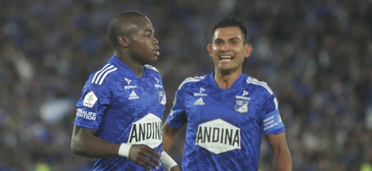 Millonarios le ganó a Santa Fe. Foto: VizzorImage / Luis Ramirez