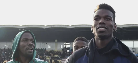 Hermanos Pogba. Foto: AFP