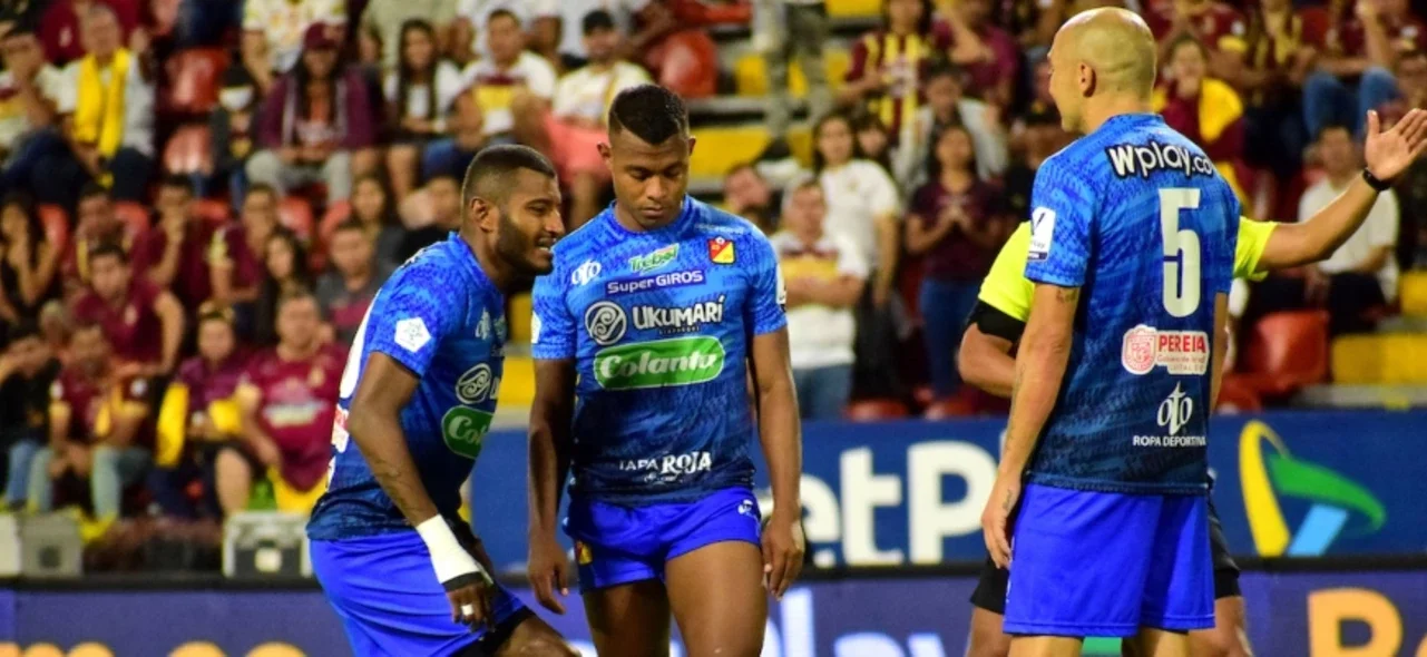 Pereira se quedó con los 3 puntos en su visita a Deportes Tolima. / Foto: VizzorImage - Joan Stiven Orjuela