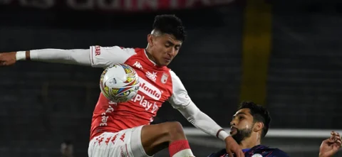 Independiente Santa Fe. Foto: VizzorImage / Luis Ramirez