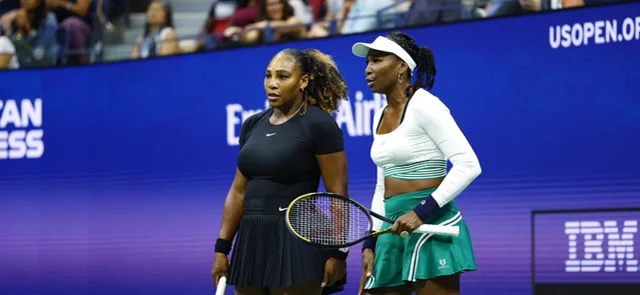 Serena y Venus Williams. Foto: AFP