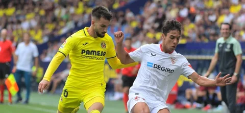 Sevilla y Villarreal empataron. Foto: AFP