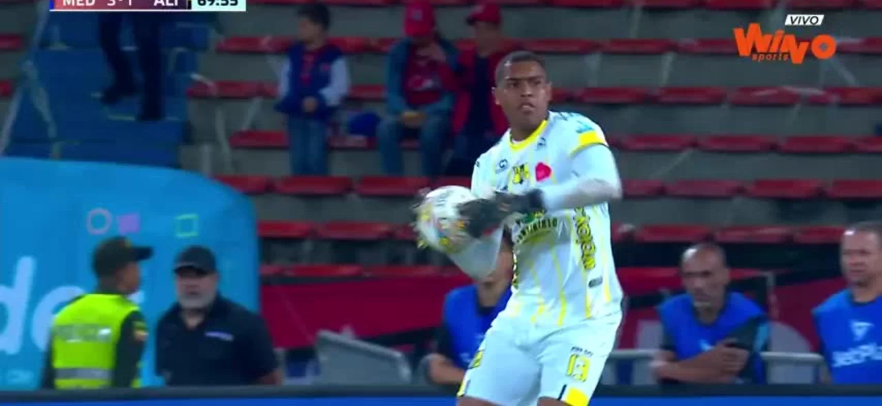 El arquero 'petrolero' evitó el cuarto gol de Medellín