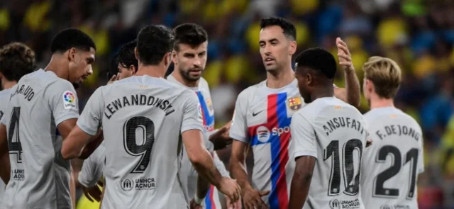 Barcelona busca tomar confianza en LaLiga y ser el número 1 en la tabla de posiciones. / Foto: AFP.