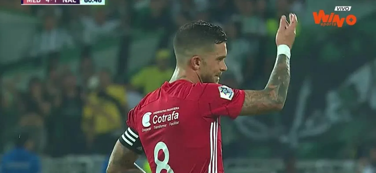 Esta fue la jugada por la que Medellín se quedó con 10 jugadores en cancha