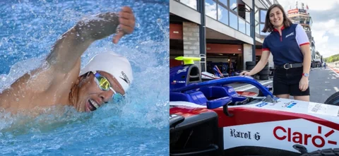 Así es como 6 jóvenes pueden ganar una beca deportiva con Oster. / Foto: AFP y Tatiana Calderón.