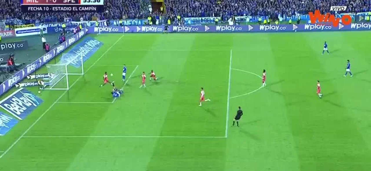 Este fue el fuera de lugar de Millonarios