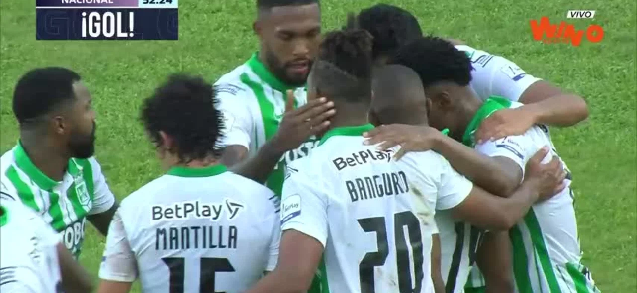 Así fue el gol de la victoria de Nacional