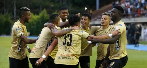 Estos fueron los goles de Águilas doradas sobre Unión Magdalena. / Foto: Vizzorimage.