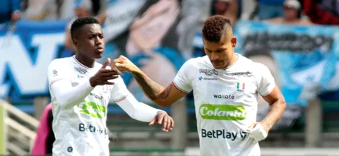 Estos fueron los goles del encuentro entre Once Caldas vs Millonarios. / Foto: Vizzorimage.