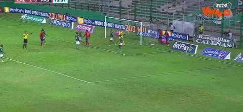 Esta fue la jugada de Pasto ante Cali