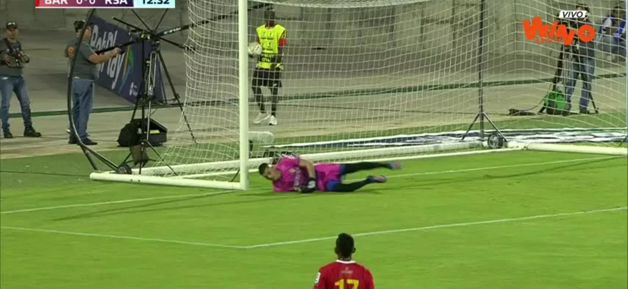 ¡Estuvo muy cerca! Santander por poco abre el marcador en Barranquilla