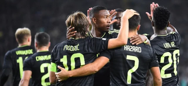 Vinicius, Modric y Hazard marcaron los goles del triunfo 'merengue' / AFP