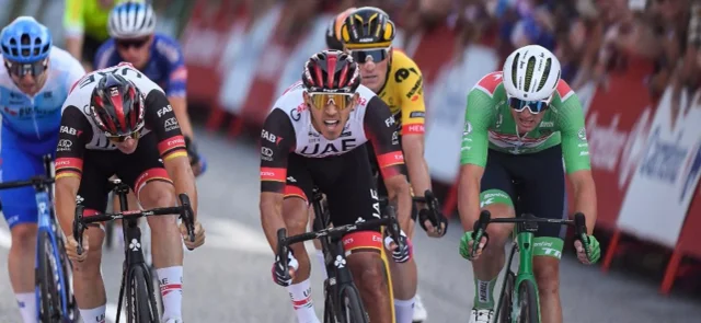 Juan Sebastián Molano terminó con victoria de etapa la Vuelta a España / AFP