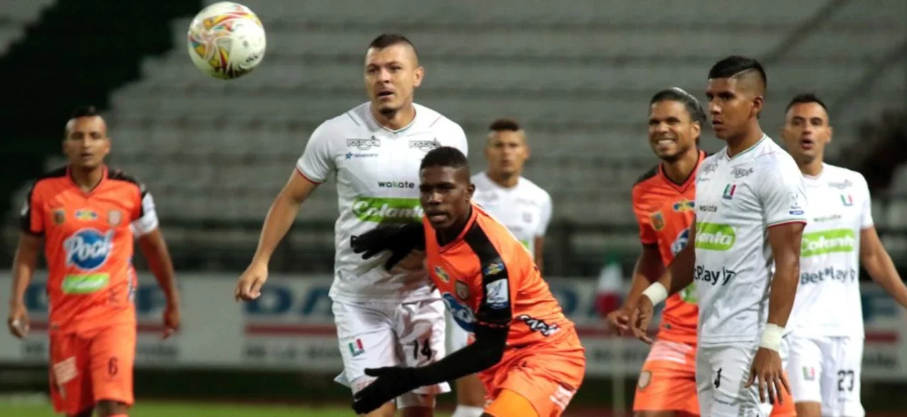 Once Caldas encontró el gol muy rápido | Foto: VizzorImage / John Jairo Bonilla